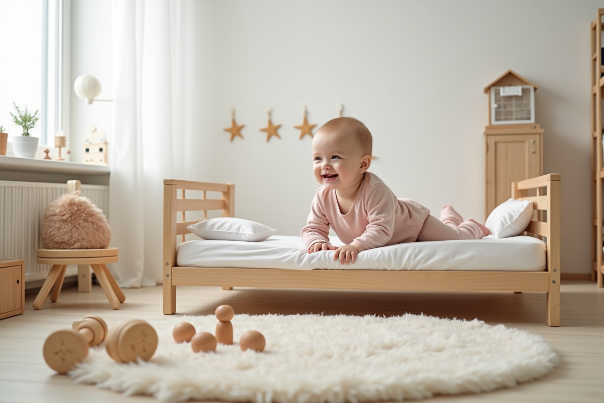 lit montessori pour bébé