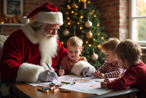 Coloriage père Noël : des idées originales pour personnaliser vos fêtes