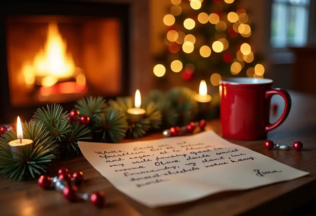 Lettre pour le père Noël à imprimer : magie et enchantement de Noël